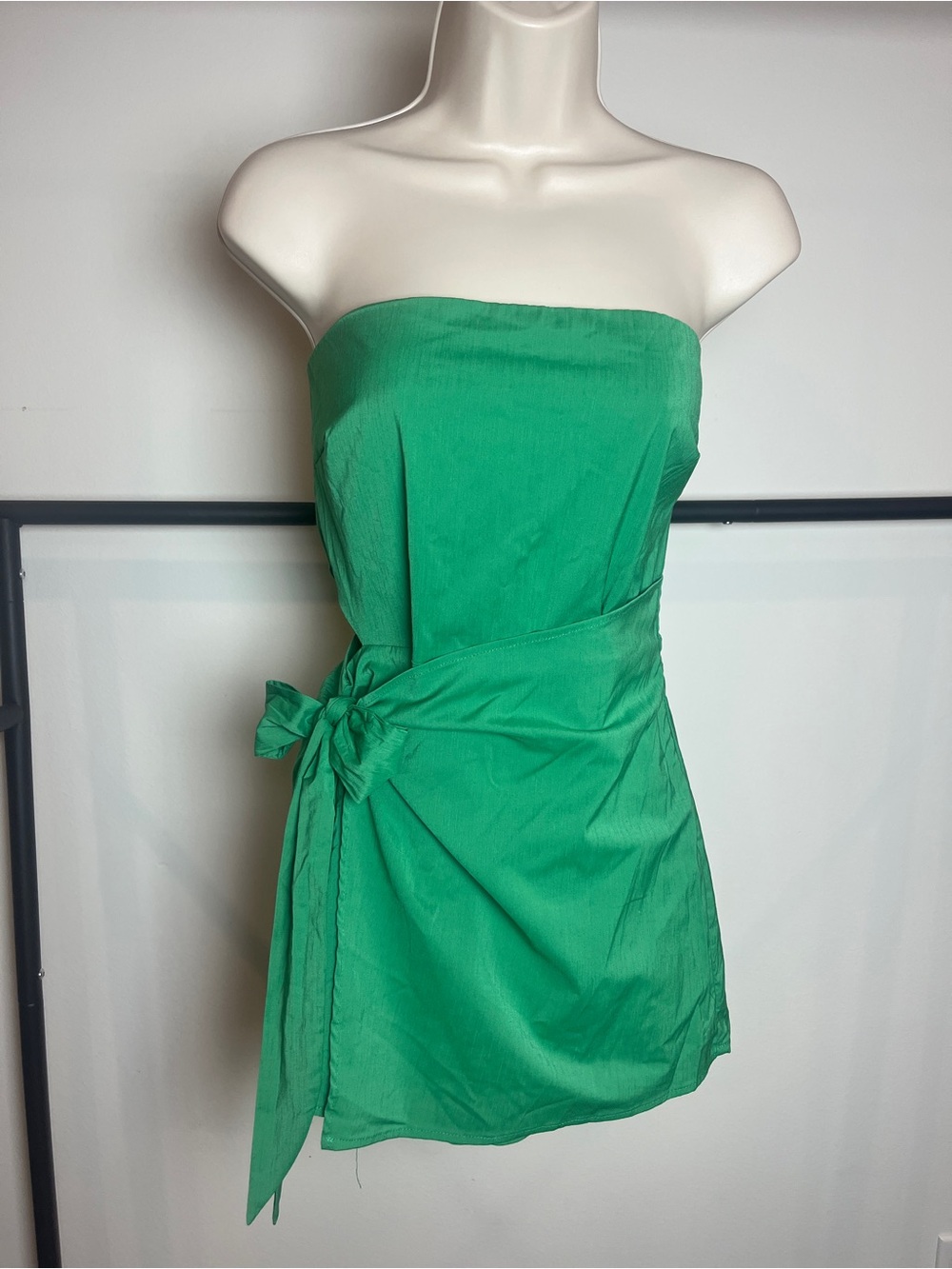 Strapless Mini Dress Skort Summer Lightweight Preppy Fairy M